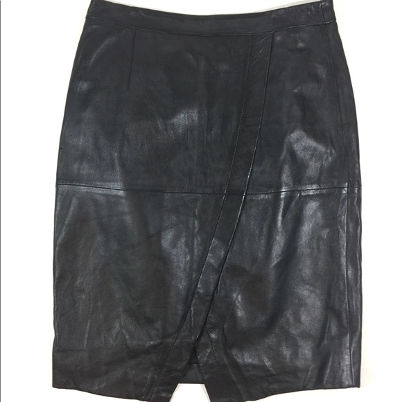 Halogen Black Leather Skirt - Picture 2 of 6
